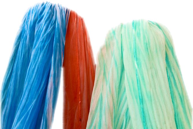 Kyo-arashi Shibori Scarf Class - Making a Kyoto souvenir with your own hands