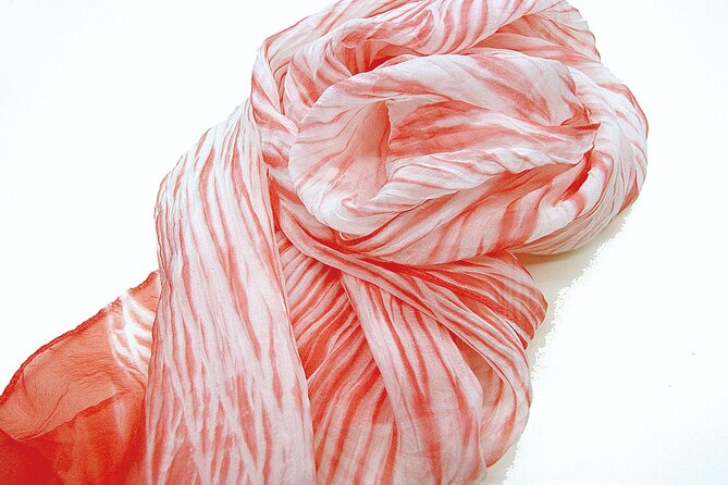 Kyo-arashi Shibori Scarf Class - What to do while the scarf dries