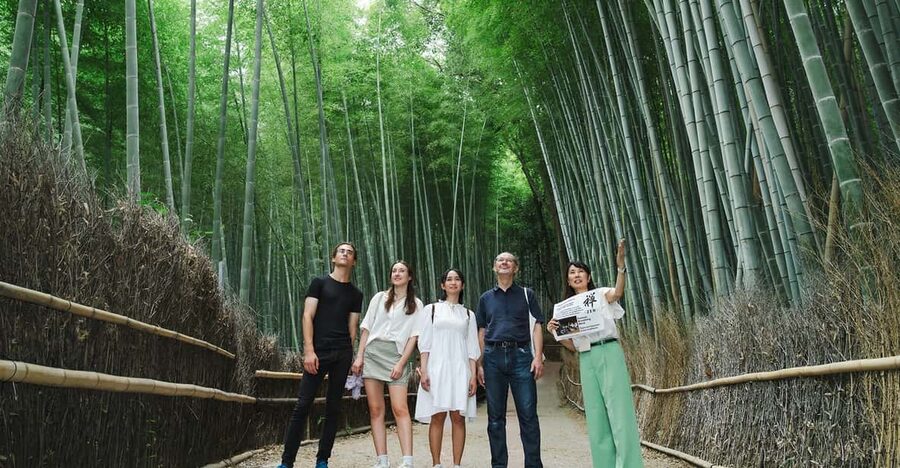 Kyoto: Arashiyama Walking Tour with Local Guide - Starting at Kyoto Station and riding with a local guide