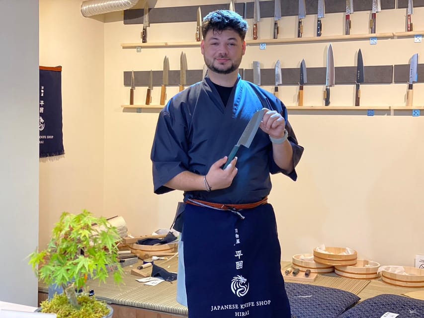 Kyoto: Beginner Knife Sharpening & Handle Fitting Workshop - Choosing between Santoku, Deba, and Yanagi knives
