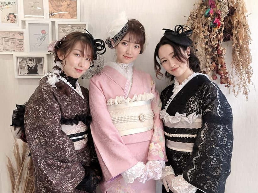 Kyoto Gion Kiyomizudera Kimono Yukata Hairstyle | Photoshoot - Choosing a kimono from 700-plus styles