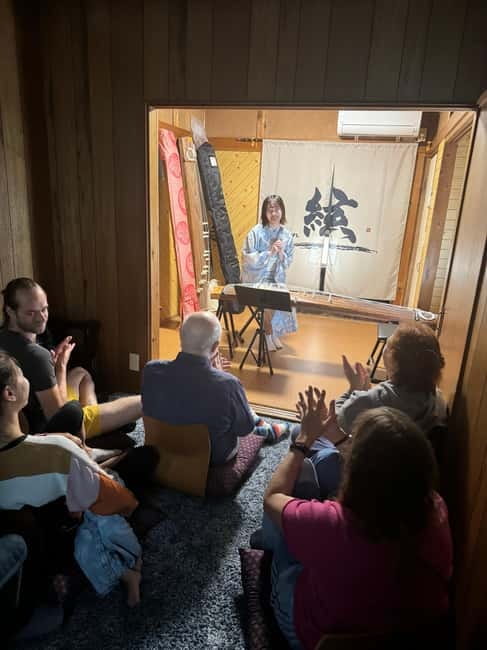 Kyoto: Japanese Koto & Shamisen Concert and Koto Class - The close-up question-and-answer time
