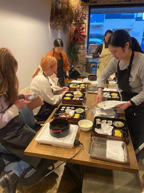 Kyoto: Japanese Washoku Bento Small Group Cooking Class - The instructors: Rie, Ai, and Miyu