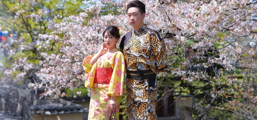 Kyoto Kimono Rental mimosa ｜Kimono/Yukata Rental Couple Plan - What the 7,000-yen couple price really includes