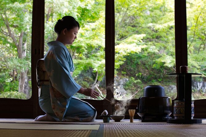 Kyoto Kiyomizu Tea Ceremony with Scenic Garden Views - The sweets and matcha pairing