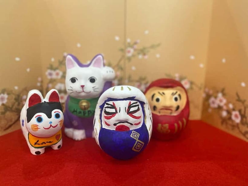 Kyoto: Make Your Own "Daruma" Craft & Painting Workshop - May’s gentle approach makes the class easy