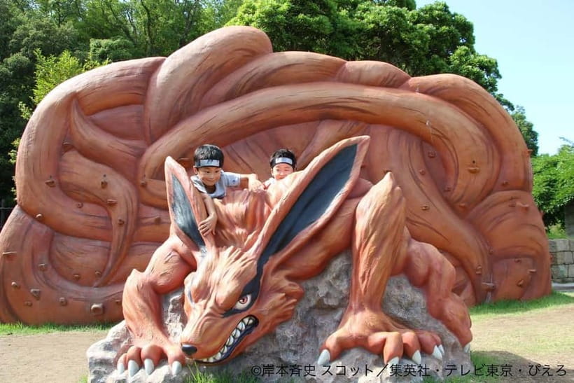 Kyoto: Naruto & Boruto at Nijigen no Mori Entry & Transfer - Hokage Rock and Ramen Ichiraku