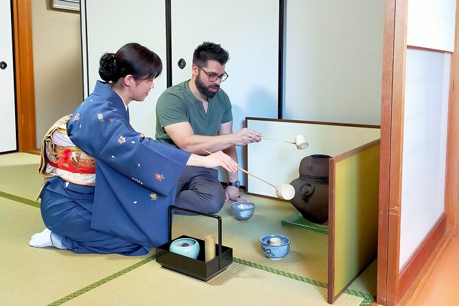 Kyoto near Fushimiinari Wagashi making&Small Group Tea Ceremony - Watch the matcha preparation, then try it yourself