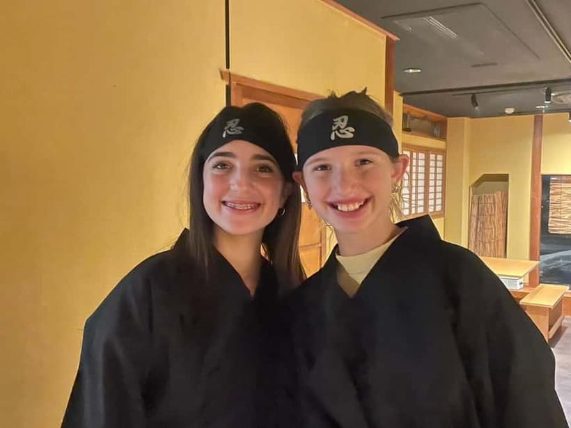 Kyoto: Ninja Experience Cafe Kyoto Gion - Shuriken practice, with plenty of turns