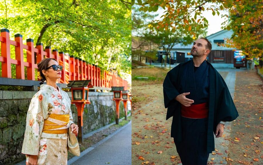 Kyoto: Private Gion District Photoshoot Experience - The quieter street and Maruyama Park