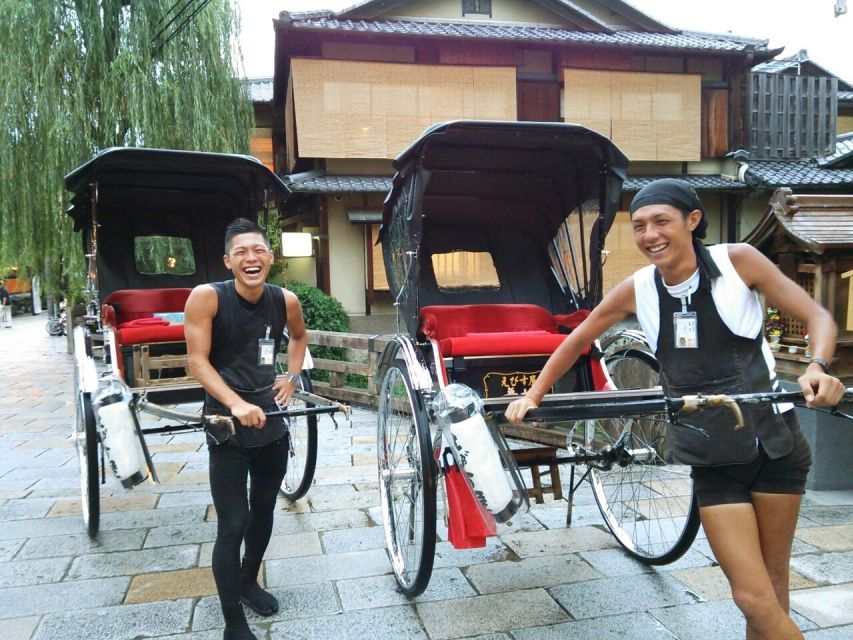 Kyoto: Private Rickshaw Tour of Gion and Higashiyama Area - Temples, river views, and photo stops
