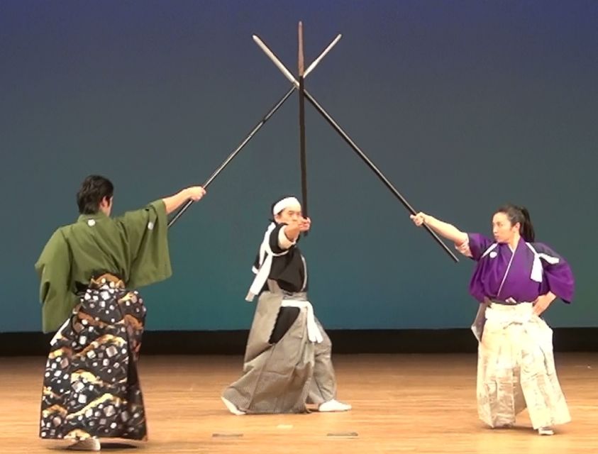 Kyoto: Samurai Kenbu Traditional Sword Dancing Show - The folding fan and the language of movement