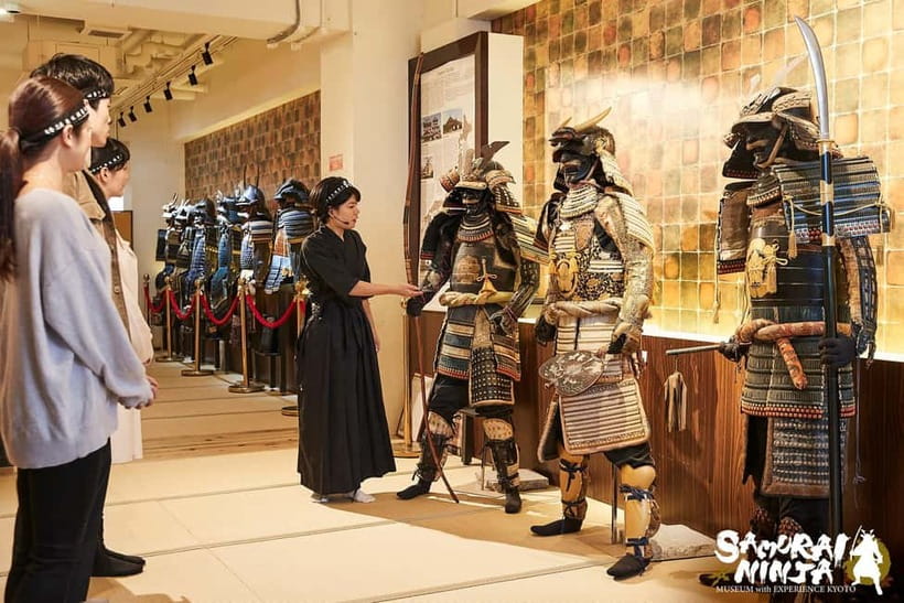 Kyoto: Samurai Ninja Museum guided tour - The museum displays: armor, weapons, and warrior history