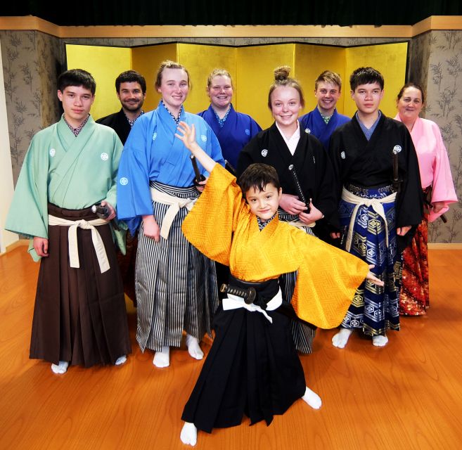 Kyoto: Samurai Sword Class by Experts in Traditional Arts - From basic strikes to a short Kenbu performance