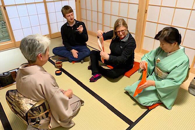 KYOTO Tea Ceremony with kimono near by Imamiya Jinjya Shrine - Preparing your own Japanese tea