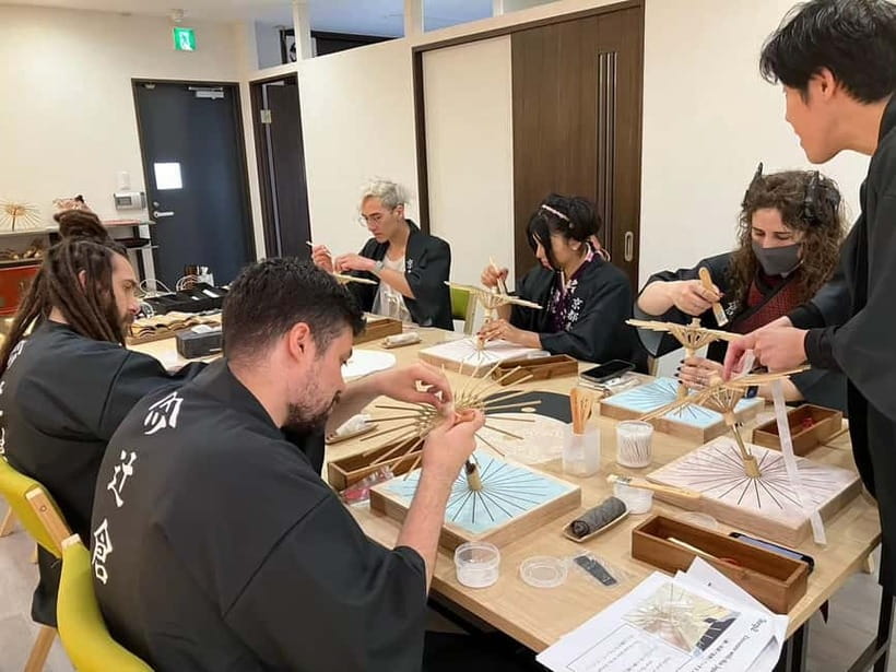Kyoto: Traditional Mini Umbrella Making Workshop - Arriving two minutes from Shijo Kawaramachi