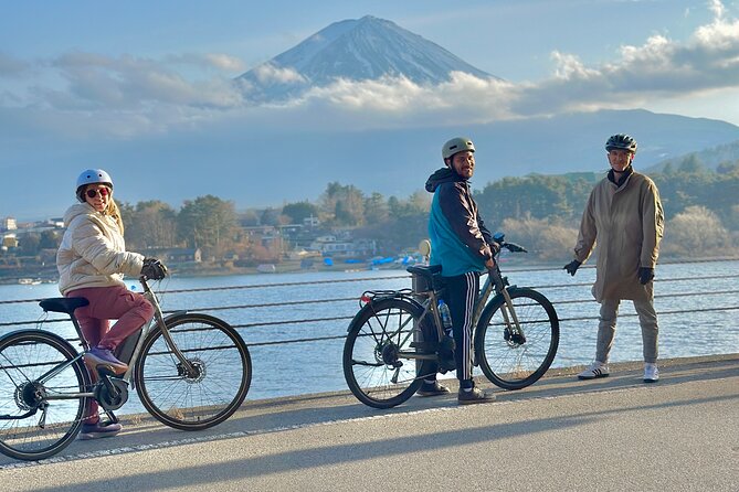 Lake Kawaguchi Explorer: E-Bike Guided Tour - Entering Kawaguchi Asama Shrine
