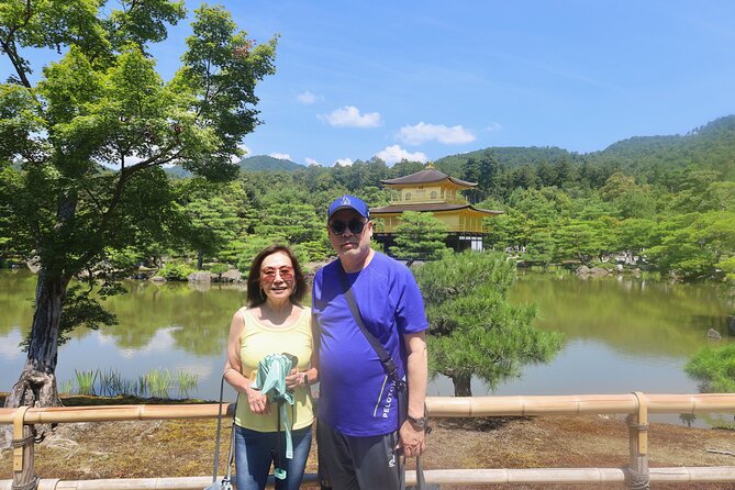Luxury Kyoto 1-Day Private Car Tour with Nara & Osaka Options - Kinkaku-ji begins the day with a flash of gold