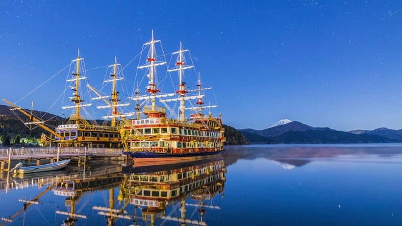 Mt.Fuji Hakone Day Tour With Lake Ashi Cruise, FREE Ropeway - The Tokyo meeting point and long ride