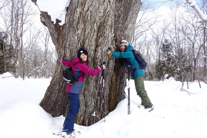 Nagano Snowshoe Hiking Tour - Walking across frozen Lake Kagami