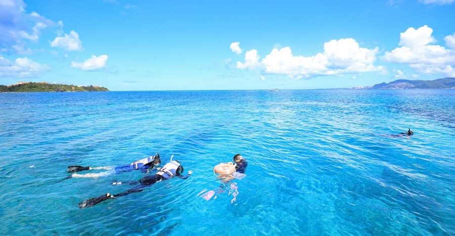 Naha, Okinawa: Keramas Island Snorkeling Day Trip with Lunch - What the boat ride adds to the day