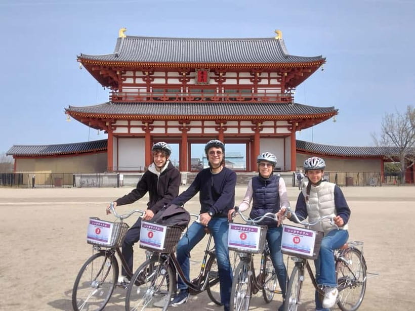 Nara: Bike Tour in Ancient Capital UNESCO World Heritage - Suzaku Gate: beginning with the scale of ancient Nara