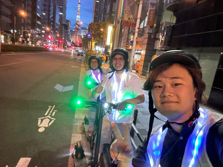 Night E-Scooter Ride to Tokyo Tower - No License Needed - Who will enjoy this Tokyo night ride?