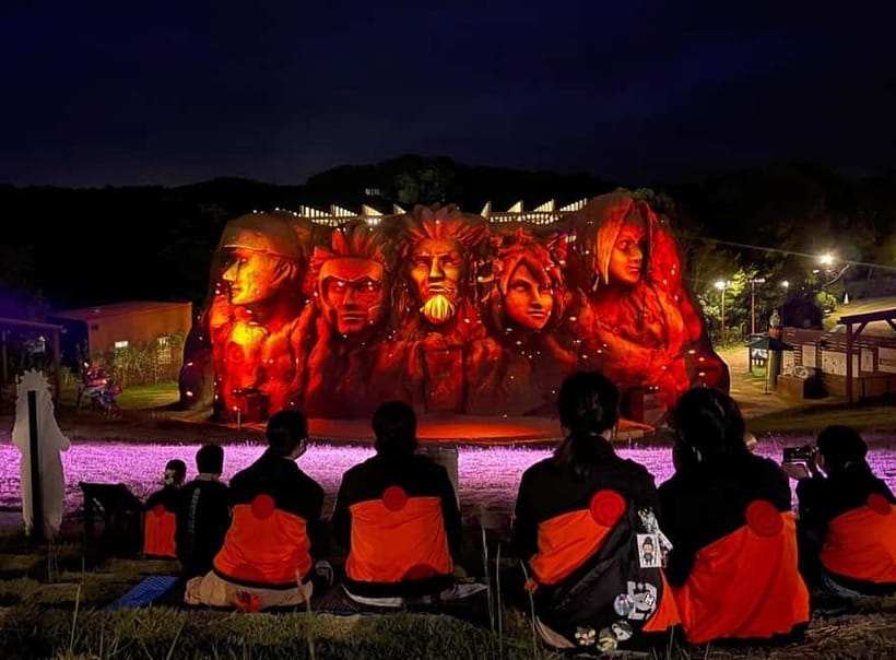 Nijigen No Mori:Naruto & Boruto Theme Park Entry Ticket - AR ninja photos and the included postcard