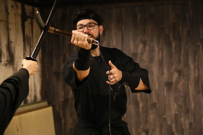 Ninja 2-hour Hands-on Lesson by Japanese master in Kyoto -Medium - Meditation and Breathing Before the Weapons