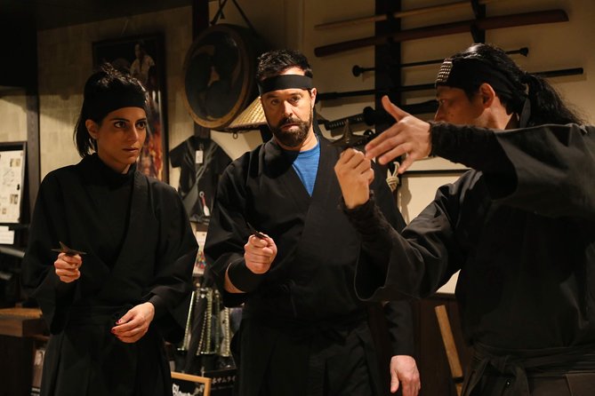 Ninja 2-hour Hands-on Lesson by Japanese master in Kyoto -Medium - Blow Darts and the Final Ninja Moment