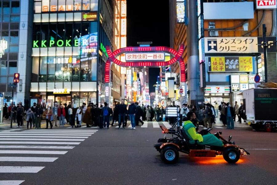 Official Japan Go-Kart Through Shibuya / Shinjuku - What it feels like to drive through Tokyo
