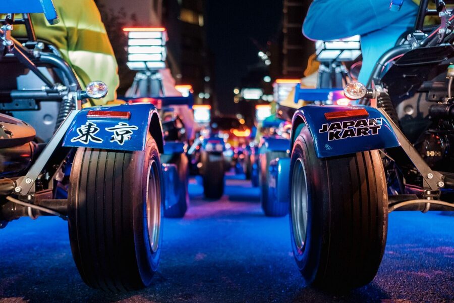 Official Japan Go-Kart Through Shibuya / Shinjuku - The safety setup is a real strength