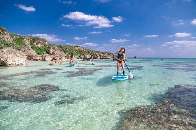 Okinawa Miyako Beach SUP or Canoe and sea turtle Snorkeling - Is $89.17 good value?