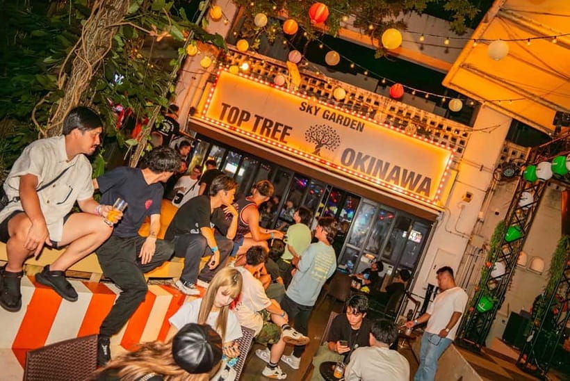 Okinawa:Sky BAR TOPTREE Nightclub Entry Ticket+Drink & VIP - How the food ticket system works