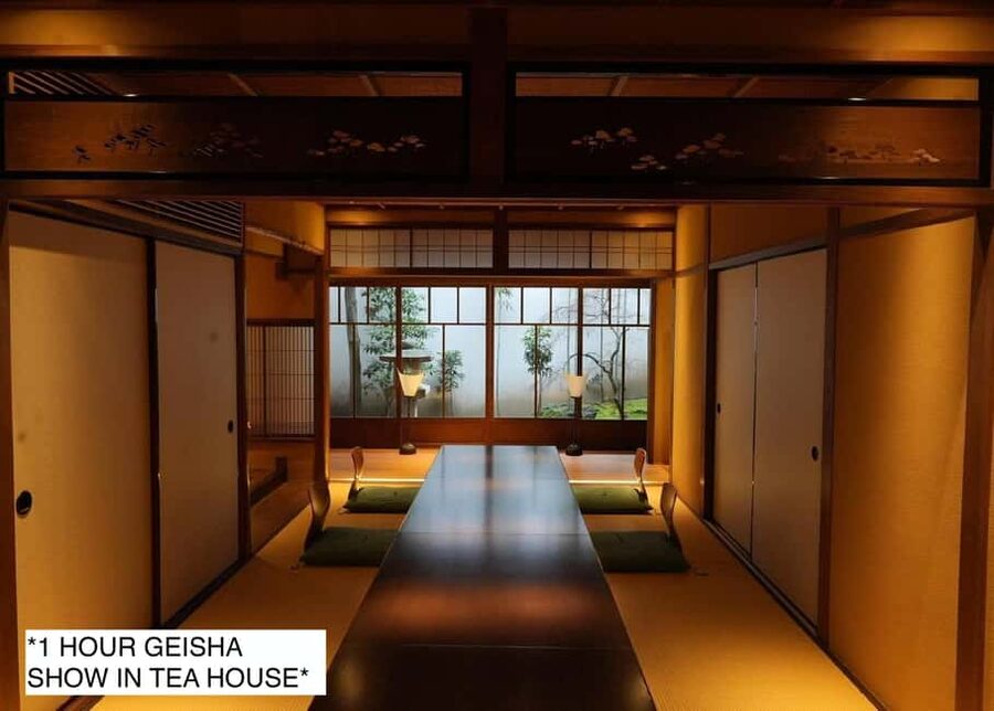 One Hour Geisha Show in Kyoto - The opening introduction: clothing, makeup, and meaning