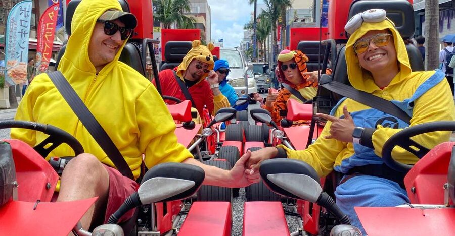 Original Street Kart Experience in Naha, Okinawa - Getting comfortable before Naha traffic