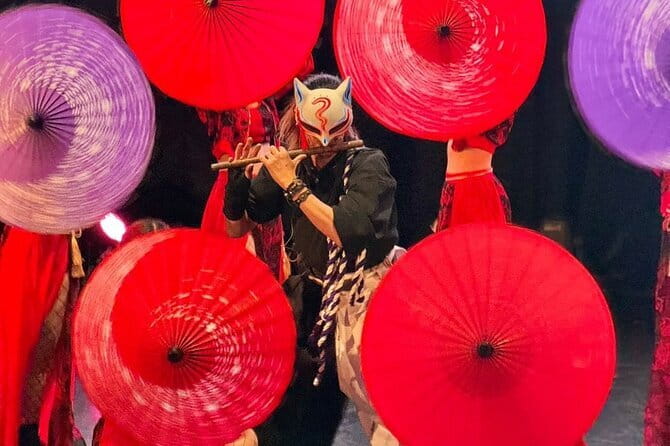 Osaka: A Modern Samurai, Kabuki, Taiko, & Dance Show - Booking, timing, and cancellation details