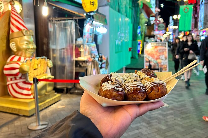 Osaka Delights: Traditional Japanese Food Tour - Okonomiyaki and kushikatsu at Hozenji