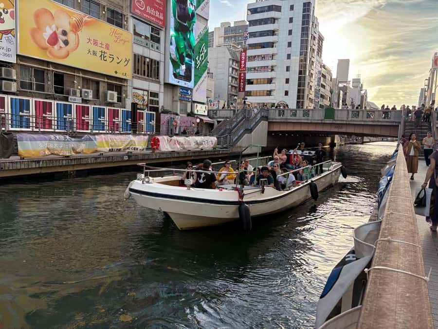 Osaka: Dotonbori's Bridges 20-Minute Cruise - Key points to know before boarding