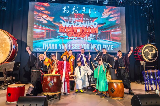 OSAKA:Feel the Power! Learn Taiko Drum from Professionals - What happens during the 50-minute session