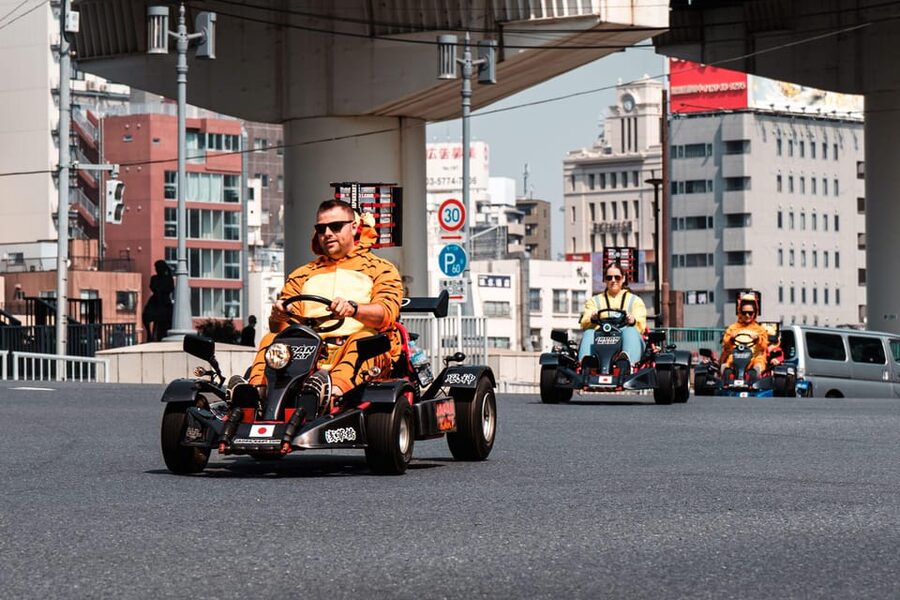 Osaka: Go Kart Tour on Osaka Streets with Guide - Starting with safety, paperwork, and costumes
