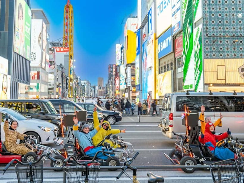 Osaka: Guided Go Karting Tour in a Funny Costume - Osaka sightseeing with a steering wheel