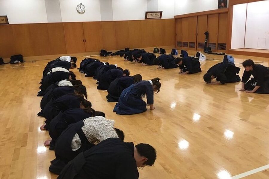 Osaka: Kendo Workshop Experience - The match-style mini-game