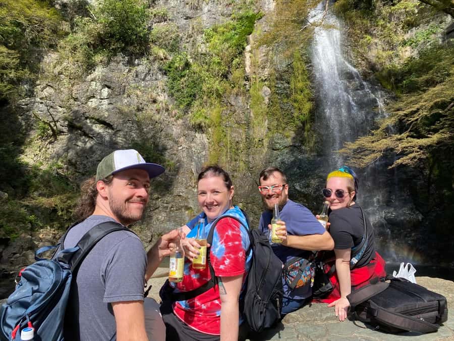 Osaka: Mino Forest Walk and Giant Waterfall with Local Lunch - The 30-minute forest hike to Mino Waterfall