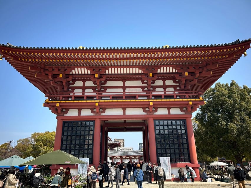 Osaka Morning Tour: Shitennoji Temple, Shinsekai &Doutonbori - Shitennoji Temple and 1,400 years of Buddhist history