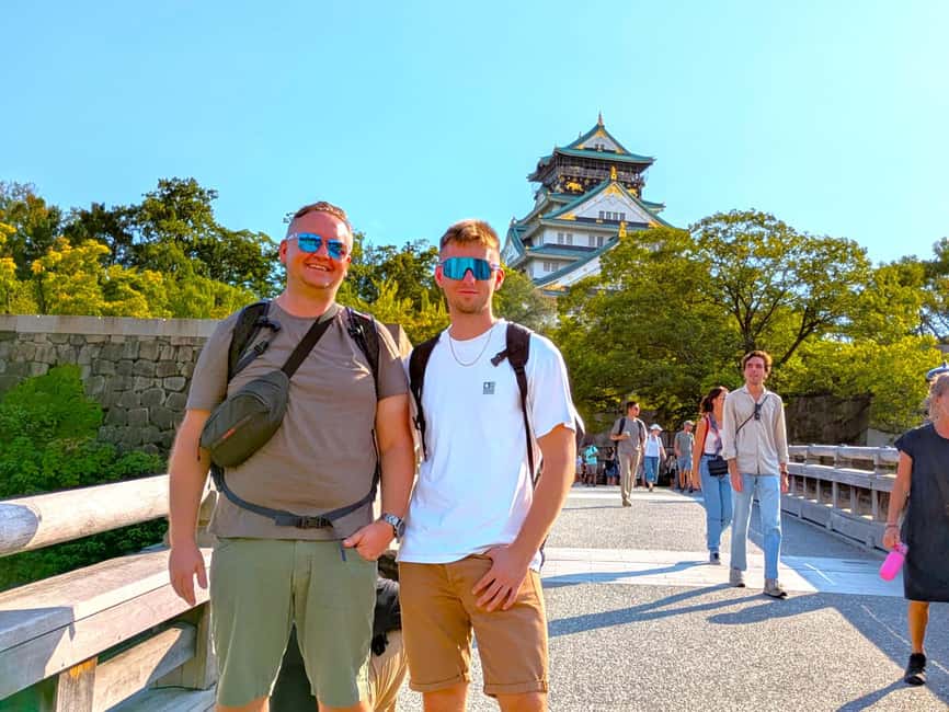 Osaka: Osaka Castle & Historical Museum Guided Tour - Inside Osaka Castle Main Tower