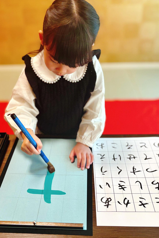 Osaka: Private Japanese Calligraphy Experience - Family appeal, including water calligraphy for children