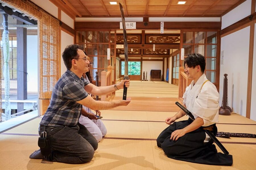 Osaka: Private Samurai Experience - Train with Sword Master - Meeting at Minoh Station and walking into the temple grounds