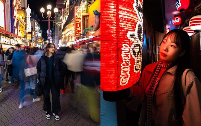 Osaka: Private Vibrant Nighttime Photoshoot (Dotonbori) - What the photographer actually adds