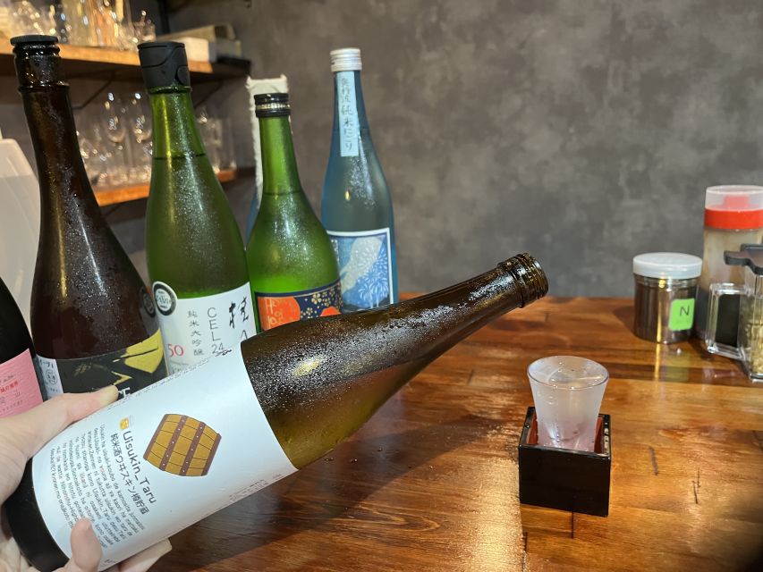 Osaka Sake Tasting with Takoyaki Cooking - Step three: understanding sake from a sommelier and former brewer